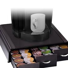 Load image into Gallery viewer, Mind Reader &#39;Anchor&#39; Triple Drawer K-Cup Dolce Gusto, CBTL, Verismo Single Serve Coffee Pod Holder, Black