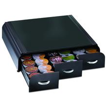 Load image into Gallery viewer, Mind Reader &#39;Anchor&#39; Triple Drawer K-Cup Dolce Gusto, CBTL, Verismo Single Serve Coffee Pod Holder, Black