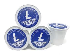 Litecoin Single-Serve Coffee Cups